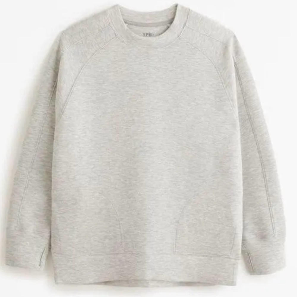 Abercrombie & Fitch YPB NEOKnit Crewneck Side Slit Sweatshirt